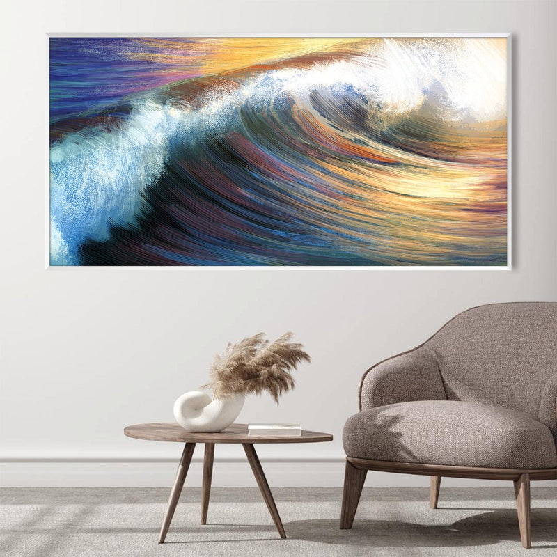 Deep Waves Canvas