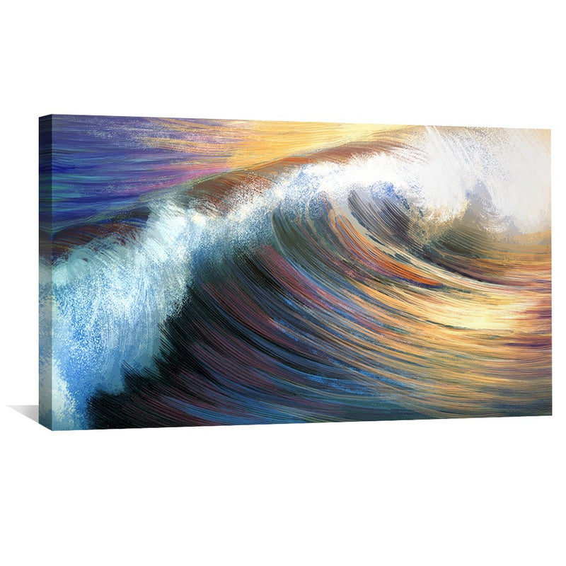 Deep Waves Canvas