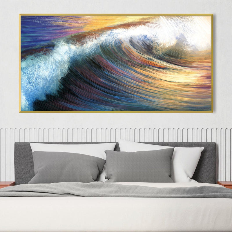 Deep Waves Canvas