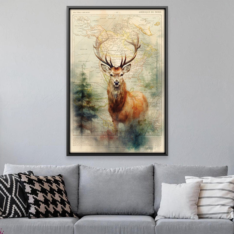 Deer in the Forest Canvas