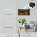 Hidden Gun Safe - Deer Scene Wall Gun Cabinet - Hidden Wall Storage - Wood Gun Cabinet - Handcrafted Gun Concealment Furniture - Hidden Gun Storage by Bellewood Designs