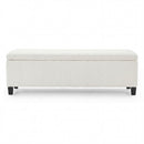 Upholstered Storage Ottoman Bench