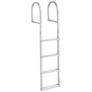 Removable Dock Ladder, 4 Steps, Aluminum Alloy Pontoon Boat Swim Ladder by HouseOfZazla