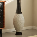 Tall Designer Floor Vase With Elegant 2 Tone by HouseOfZazla