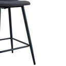 Modern Bar Chair Rounded Backrest (Set of 2) by HouseOfZazla