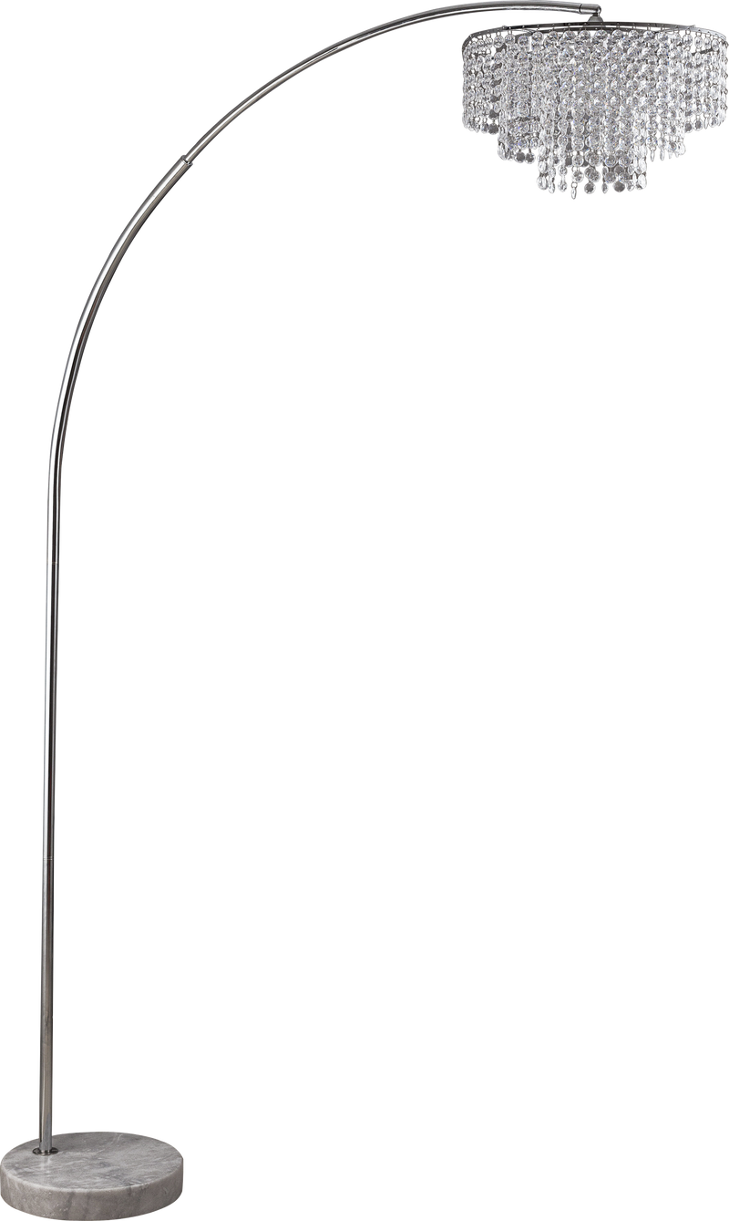 81" HANGING CHANDELIER ARCH LAMP (2.2/42.90)