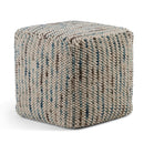 Zoey - Handcrafted Woven Cube Pouf by Unique Piece Furniture