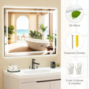 Defogging LED Bathroom Mirror with Memory Function and Anti-Fog by LJGDeals