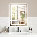 Defogging LED Bathroom Mirror with Memory Function and Anti-Fog by LJGDeals