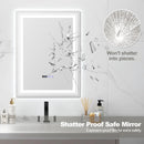 Defogging LED Bathroom Mirror with Memory Function and Anti-Fog by LJGDeals