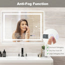 Defogging LED Bathroom Mirror with Memory Function and Anti-Fog by LJGDeals