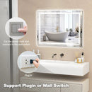 Defogging LED Bathroom Mirror with Memory Function and Anti-Fog by LJGDeals