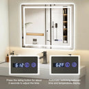 Defogging LED Bathroom Mirror with Memory Function and Anti-Fog by LJGDeals