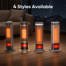 1500W Portable Electric Space Heater with Remote and Thermostat