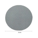 Denim blue & black coasters with espresso puck screen kitchen holder by Decorbites
