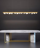 Nordic Long Bar LED Pendant Light made of Aluminum Acrylic for Kitchen