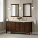James Martin Kinnsden 72" Double Bathroom Vanity, Sable Oak