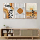 GobekUsa Desert Plants Geometric Sun Poster Set