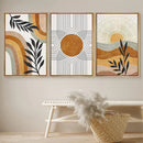 GobekUsa Desert Plants Geometric Sun Poster Set