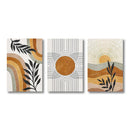 GobekUsa Desert Plants Geometric Sun Poster Set