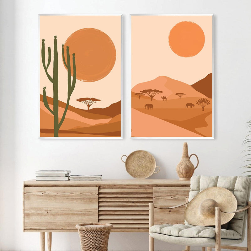 Desert Suns Canvas