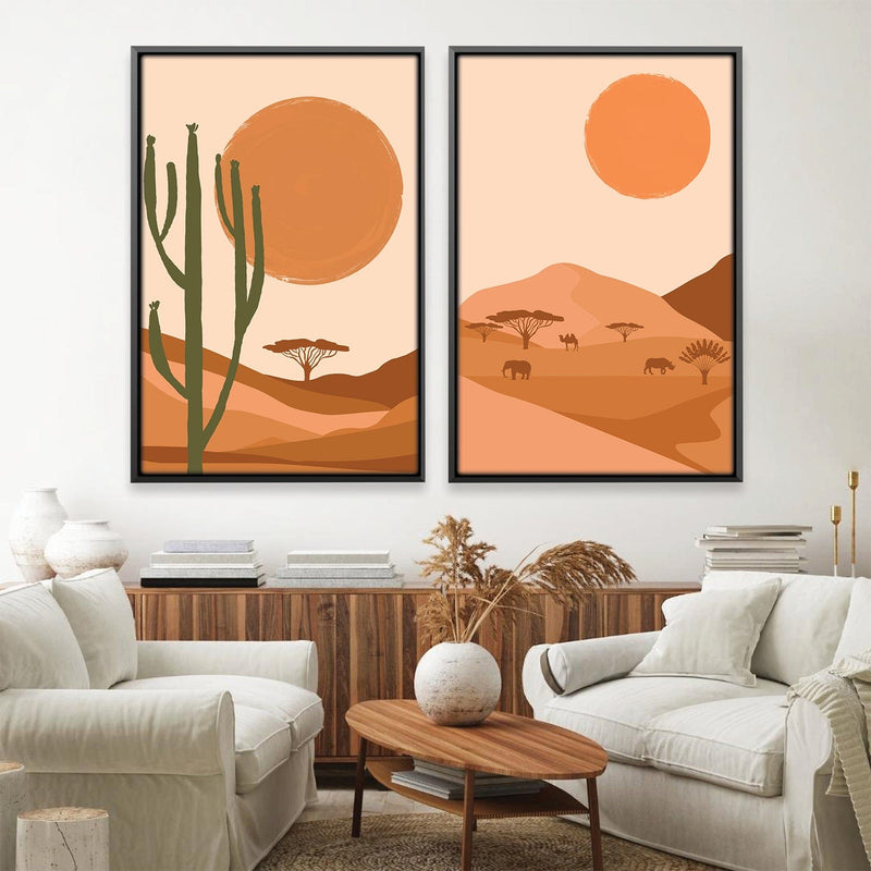 Desert Suns Canvas