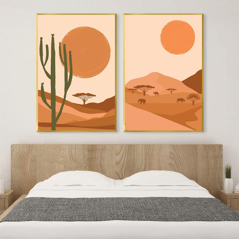 Desert Suns Canvas