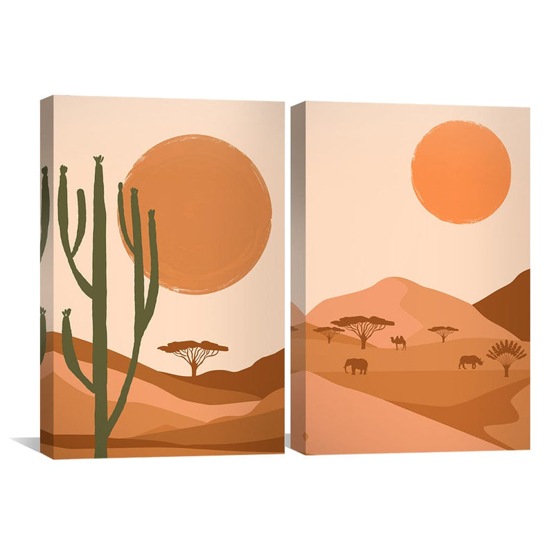 Desert Suns Canvas