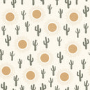 Desert Wallpaper - Cactus and Sun Wallpaper