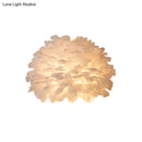 GobekUsa Designer Half Globe Wall Sconce with Feather Accent, White/Grey Finish