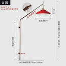 GobekUsa Gold/Black Swing Arm Telescopic Wall Lamp LED E27 - Designer Hotel Restaurant Hall