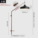 GobekUsa Gold/Black Swing Arm Telescopic Wall Lamp LED E27 - Designer Hotel Restaurant Hall