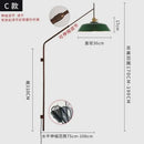 GobekUsa Gold/Black Swing Arm Telescopic Wall Lamp LED E27 - Designer Hotel Restaurant Hall
