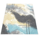 Designer Rug For Living Room, Pastel Colours, Colour Gradients, Abstract In Yellow