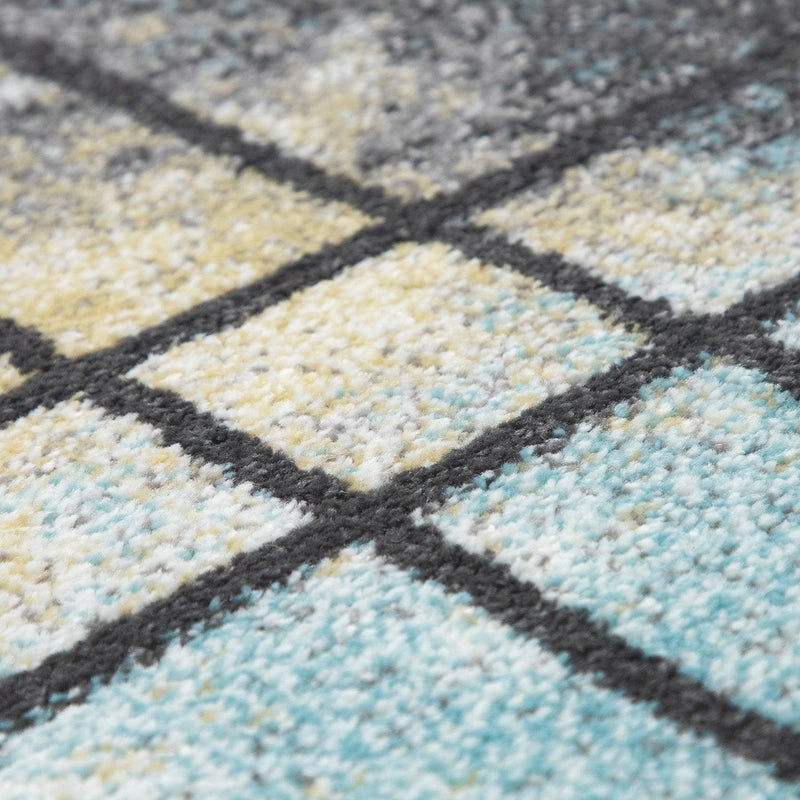 Designer Rug For Living Room, Pastel Colours, Colour Gradients, Abstract In Yellow