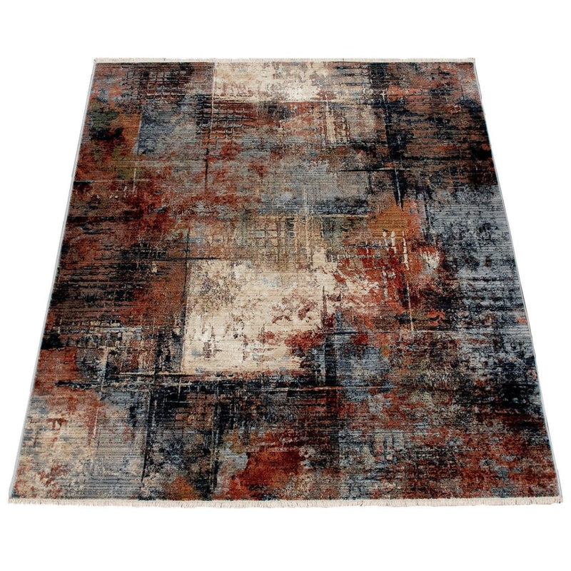 Living Room Rug Senna Industrial Look - Colourful