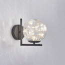 GobekUsa Designer Style Glass LED Wall Sconce - Mini Globe Light Fixture for Bedroom