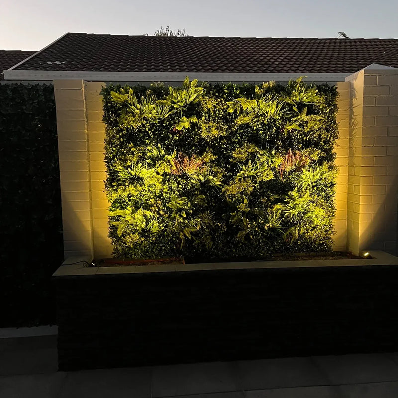 Ultra-Luxury Lush Spring Artificial Vertical Garden Green Wall 40" x 40" 11SQ FT Commercial Grade UV Resistant (Overstock Sale)