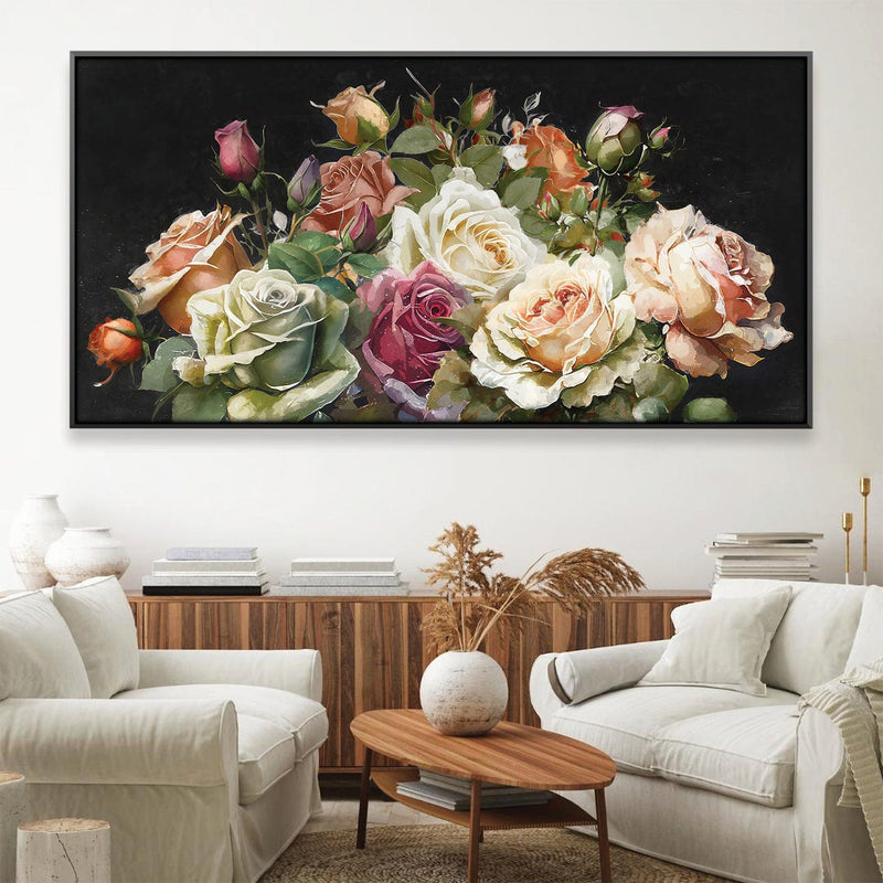 Detailed Bouquet Canvas