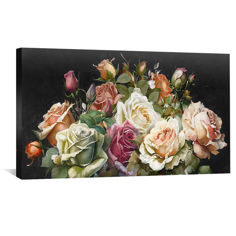 Detailed Bouquet Canvas