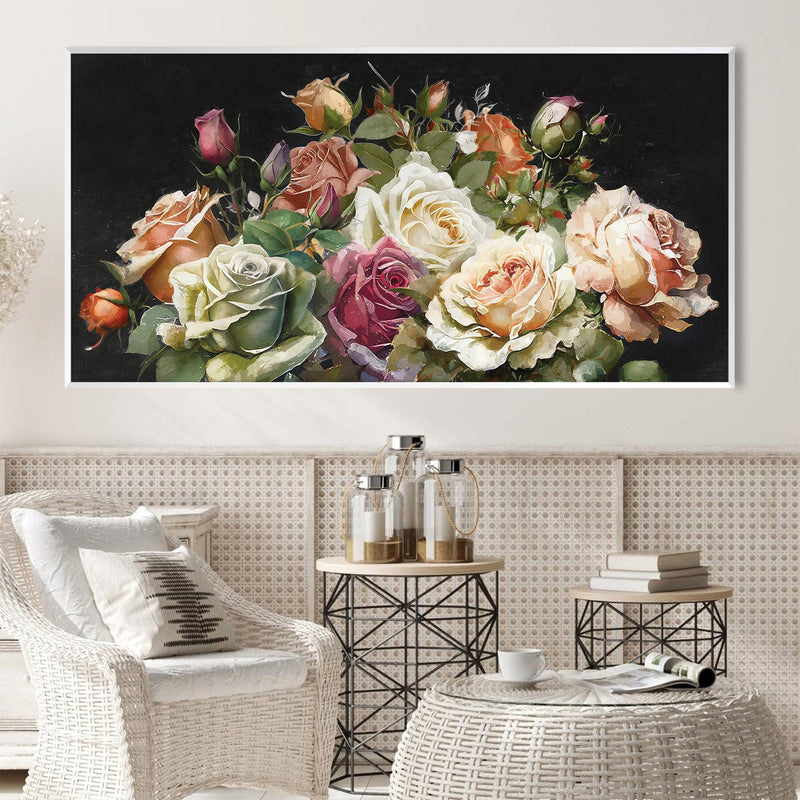 Detailed Bouquet Canvas