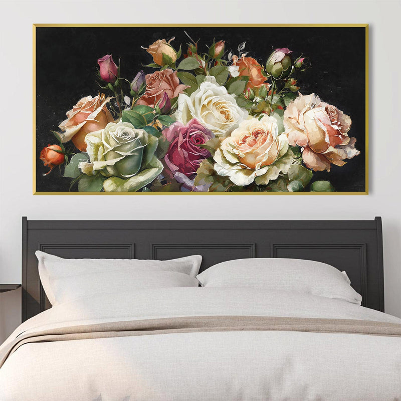 Detailed Bouquet Canvas