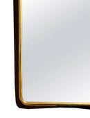 Rectangular Brass Mirror - Unlacquered Brass Frame Mirror