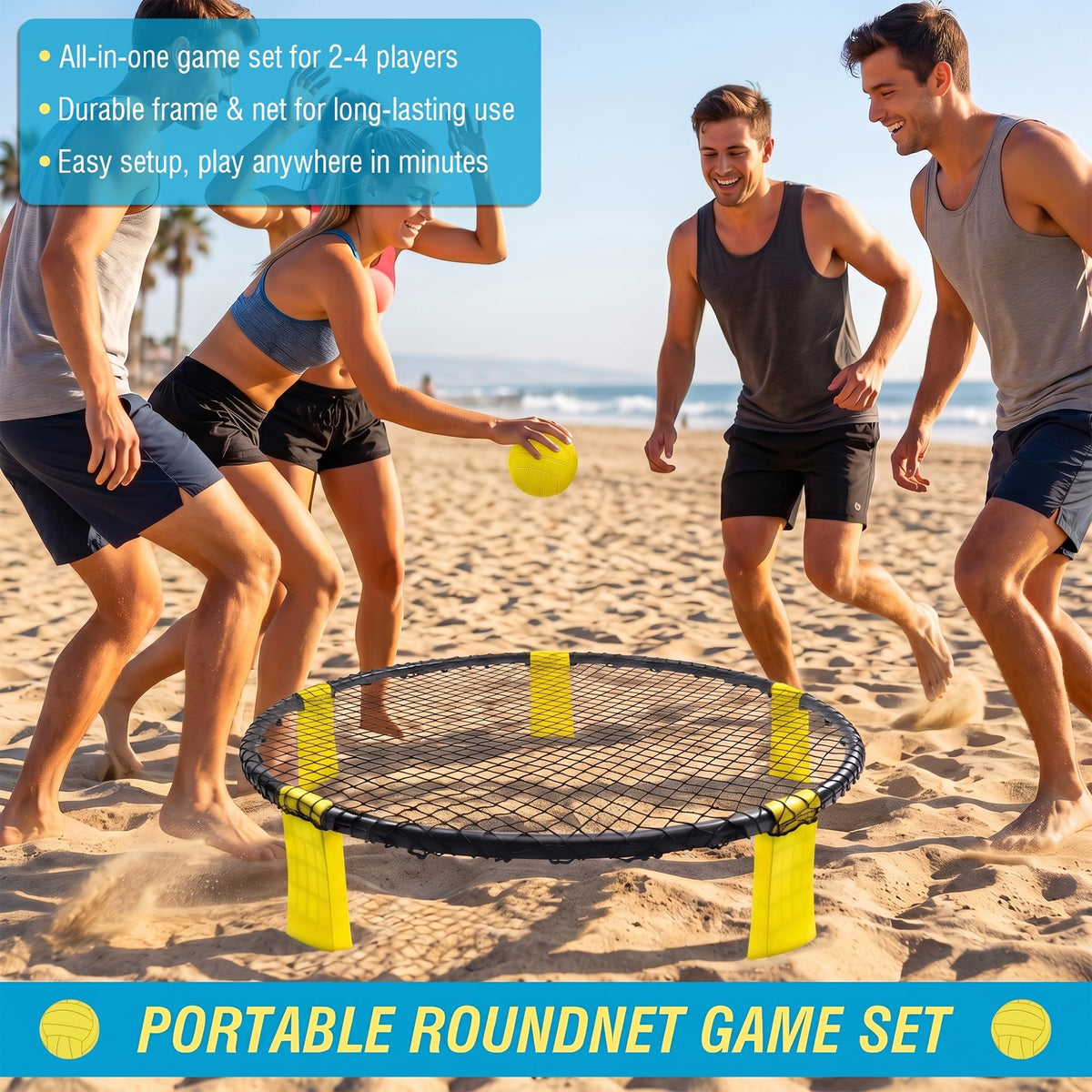Outdoor Roundnet Game Set, photo 4 of 7