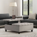 Harrison - Upholstered Coffee Table Storage Ottoman by HouseOfZazla