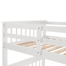 Stairway Bunk Bed With Storage And Guard Rail For Bedroom by HouseOfZazla