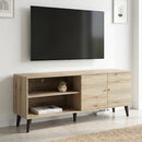 Amidon - TV Stand, With 2 Storage Shelves And 1 Cabinet by Unique Piece Furniture