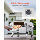 Outdoor Pizza Oven, 13 in Gas Fired Pizza-Maker by HouseOfZazla
