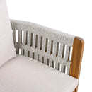 Outdoor Dining Chairs With Mix Rope Handles (Set of 2) by HouseOfZazla