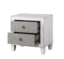 Katia - Weathered Night Stand - Gray / White by HouseOfZazla